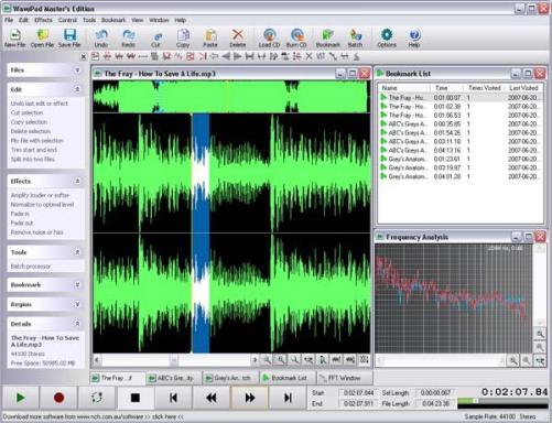 download the last version for windows NCH WavePad Audio Editor 17.57