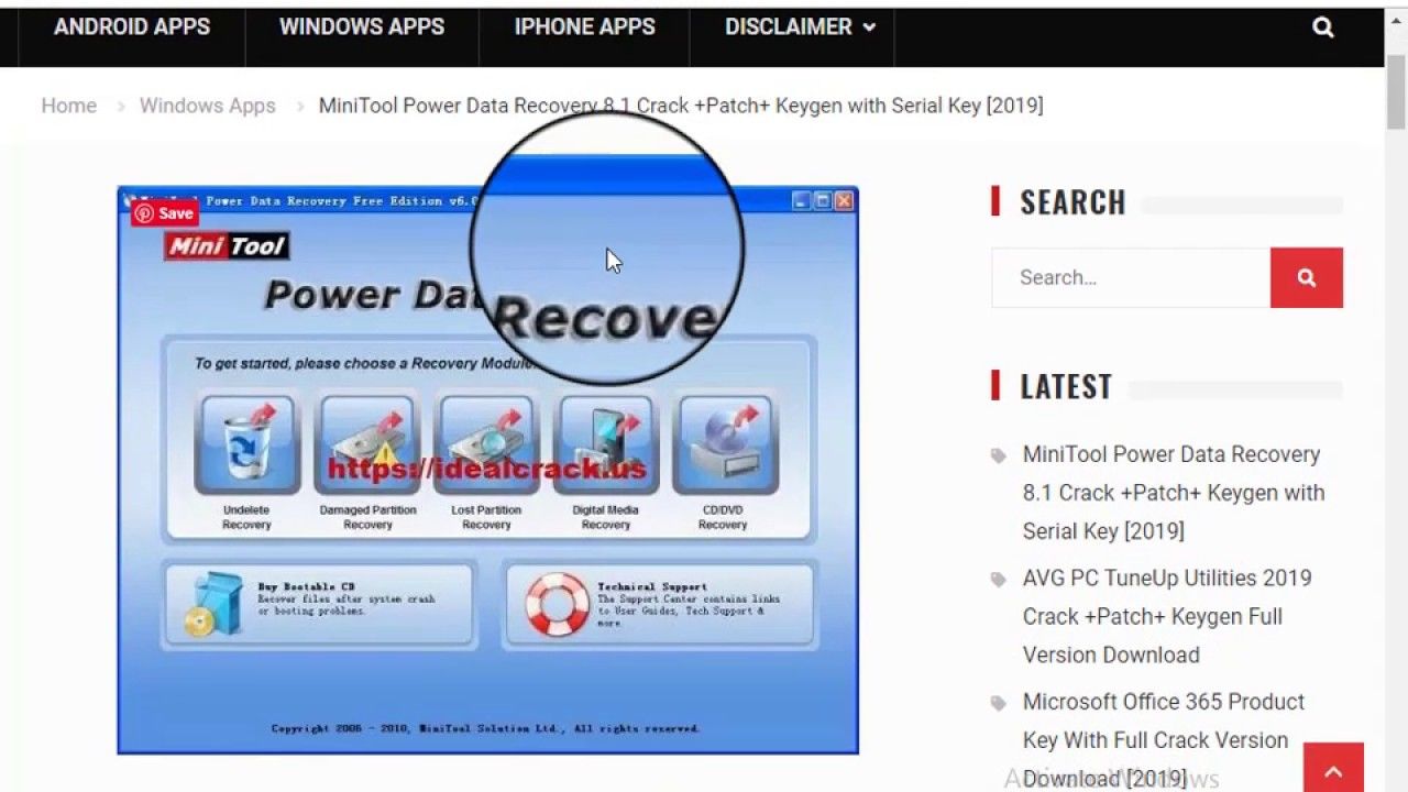 minitool power data recovery full download